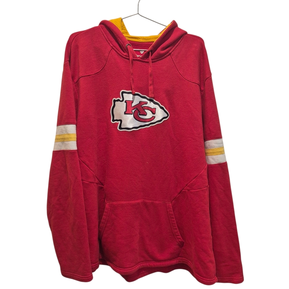 Fanatics KC Kansas City Chiefs Red Hodie Sweatshirt Size 2XL Men's